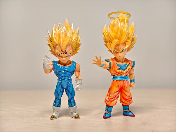 [Plating Gloss] Majin Vegeta & Super Saiyan 2 Goku - Dragon Ball - POWER STUDIO [IN STOCK]